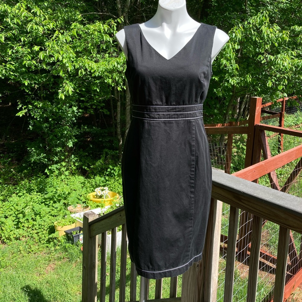 Jonathan Martin contrast stitch LBD size 8